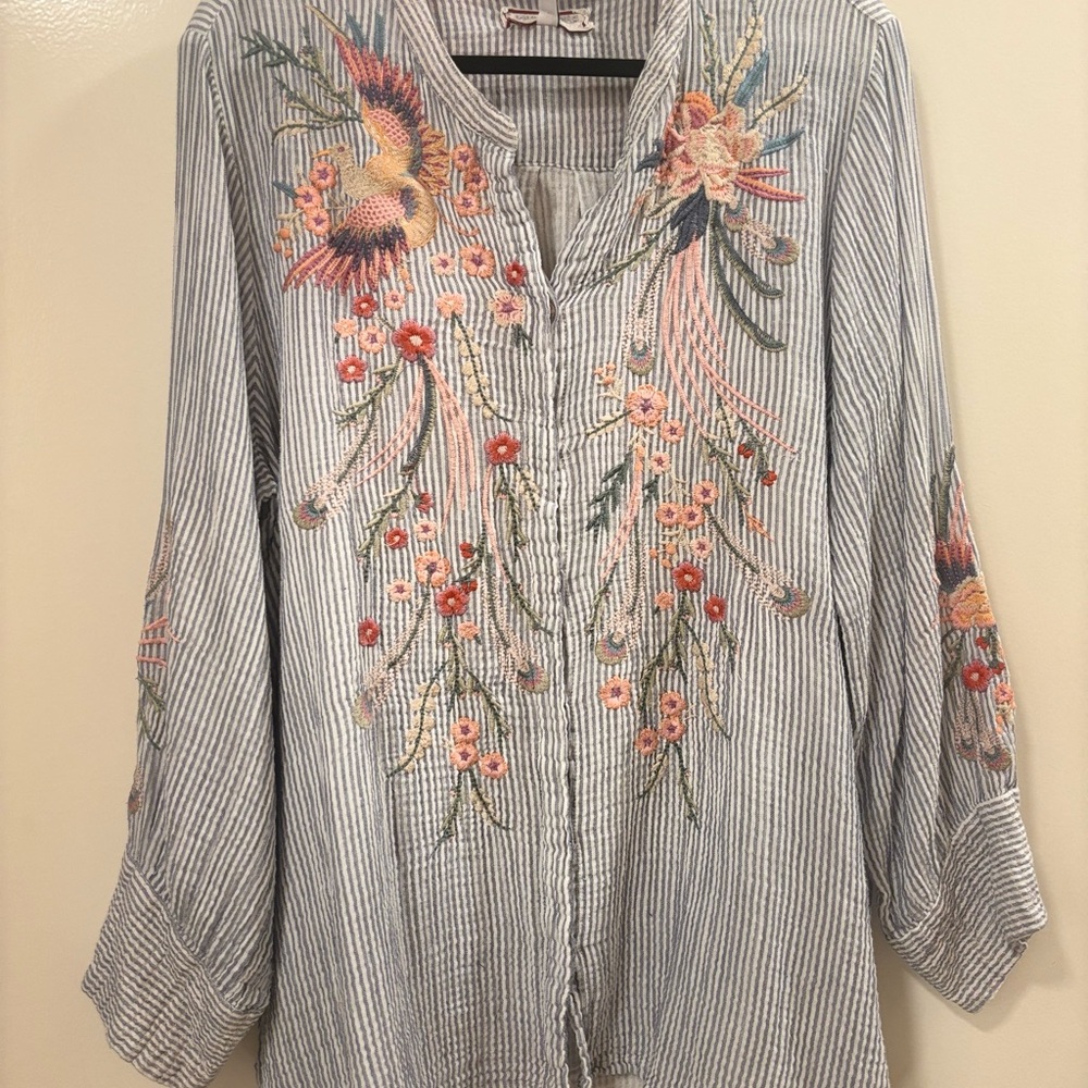 Johnny Was Workshop Top Size XL - Picture 2 of 10